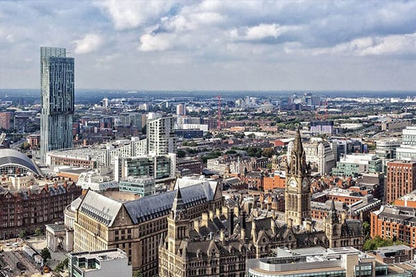 Manchester City Centre view